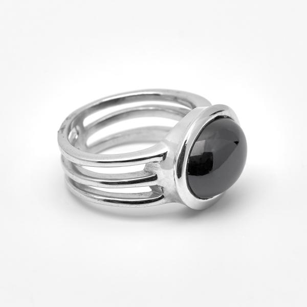 Bague onyx argent Wisdom