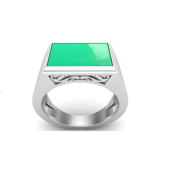 Bague malachite argent Paulo