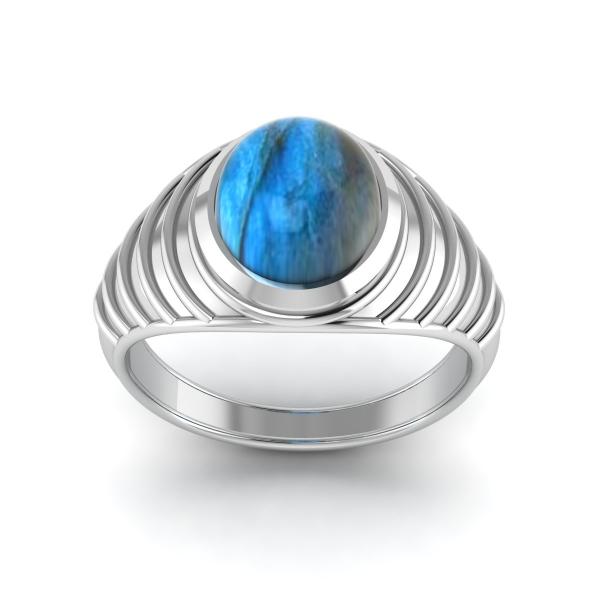 Bague labradorite argent Bering