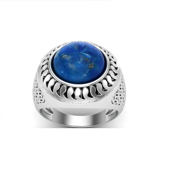 Bague lapis lazuli argent Mikonos