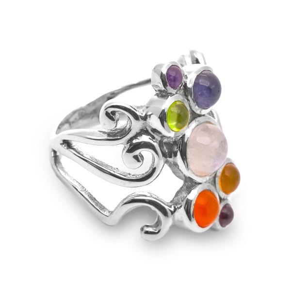 Bague univers argent Godness