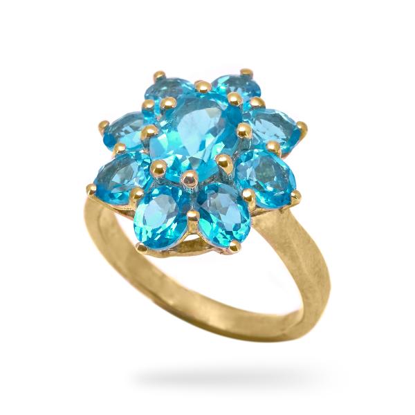 Bague topaze vermeil Victoria