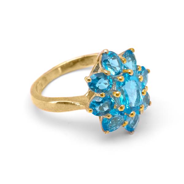 Vermeil Ring topaze Victoria