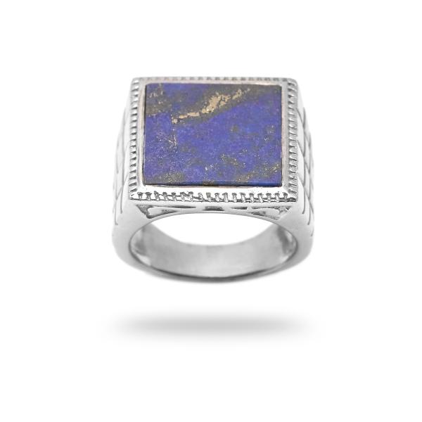 Bague lapis lazuli argent Persia