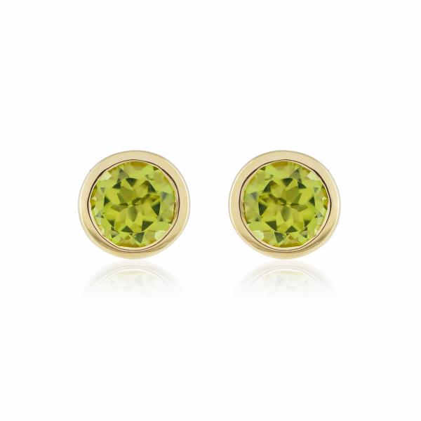 Boucles d'oreilles en or 9 carats, Peridot BeauReal