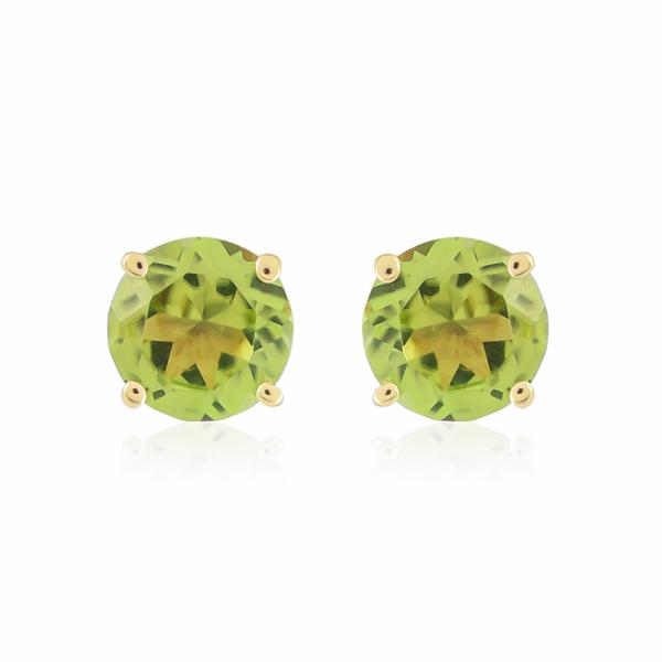 Boucles d'oreilles en or 18 carats, Péridot BeauReal