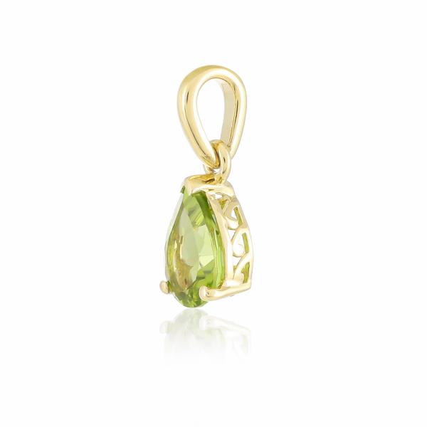 Pendentif en or 9 carats, Peridot BeauReal