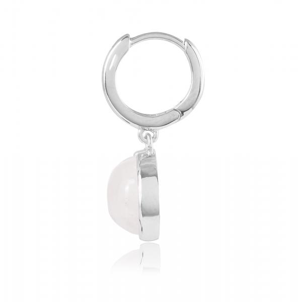 Boucle d'oreilles en argent et pierre de lune Celina