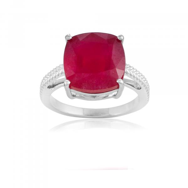 Bague en argent et rubis Flavia