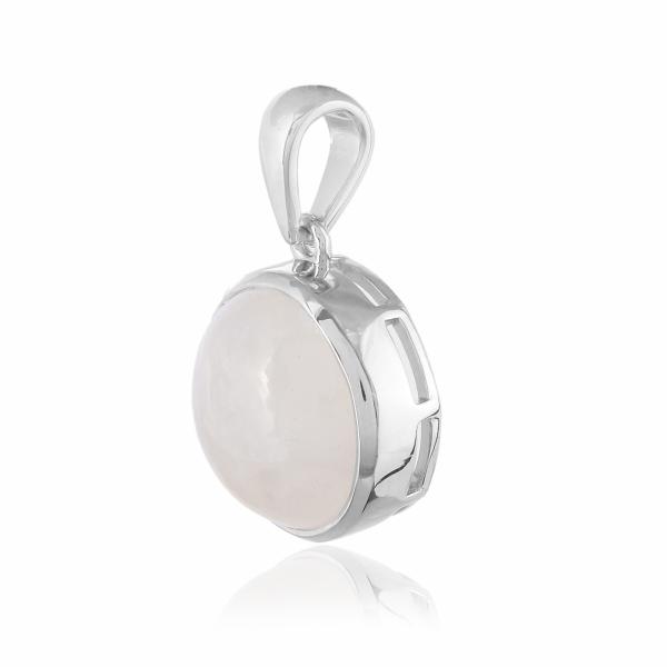 Pendentif en argent et pierre de lune Clarence