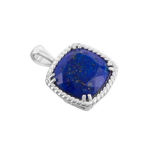Pendentif en argent et lapis lazuli Clara