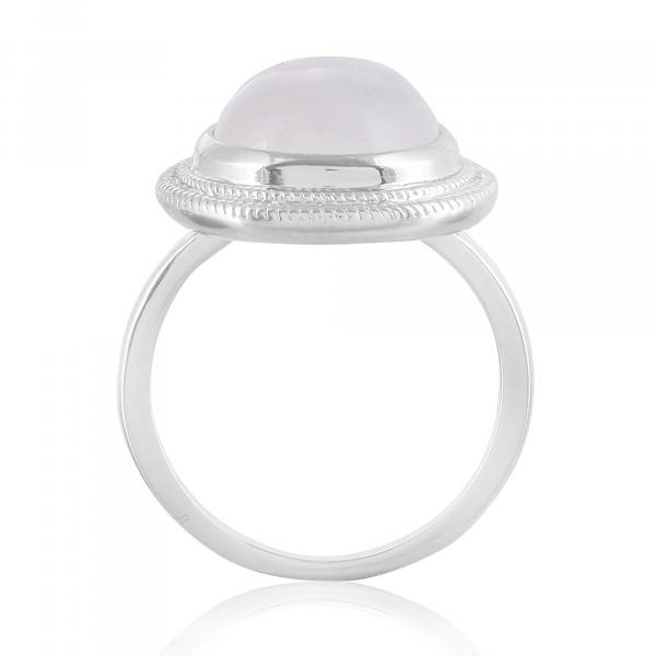 Bague en argent et pierre de lune Clemence
