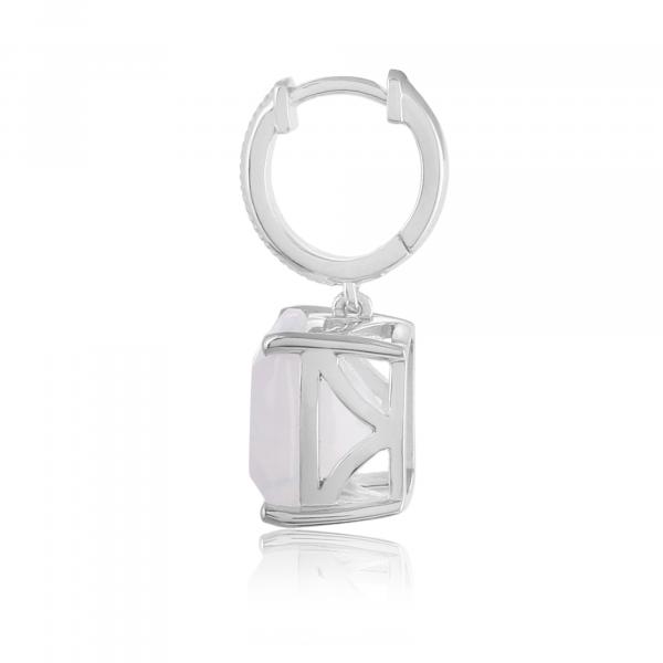 Boucle d'oreilles en argent et pierre de lune Cassandra