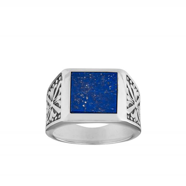 Bague lapis lazuli argent Amoro