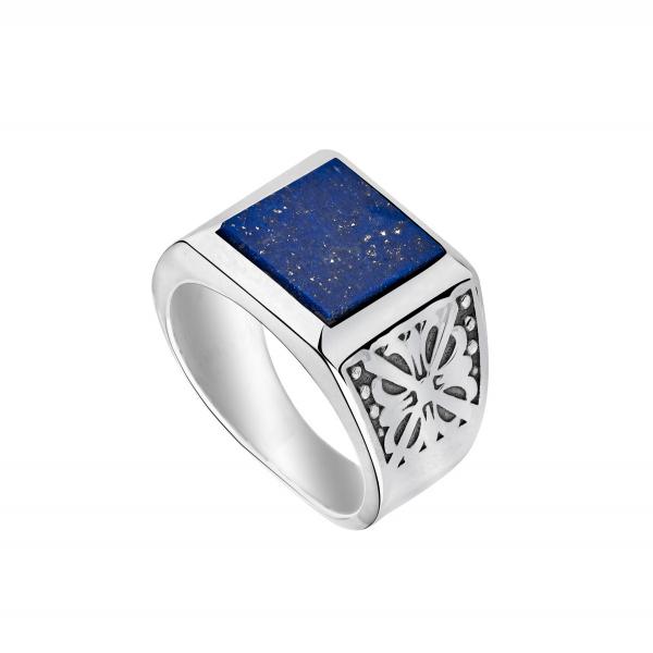 Silver Ring lapis lazuli Amoro