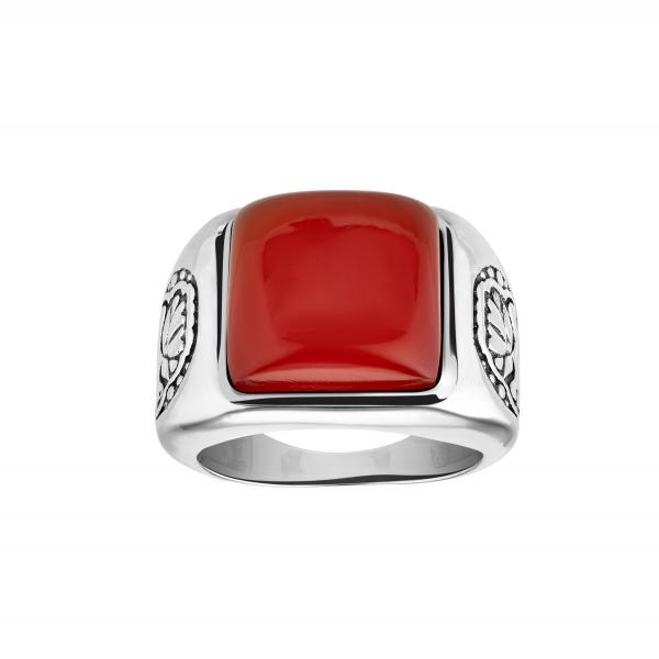 Bague cornaline argent Agathon