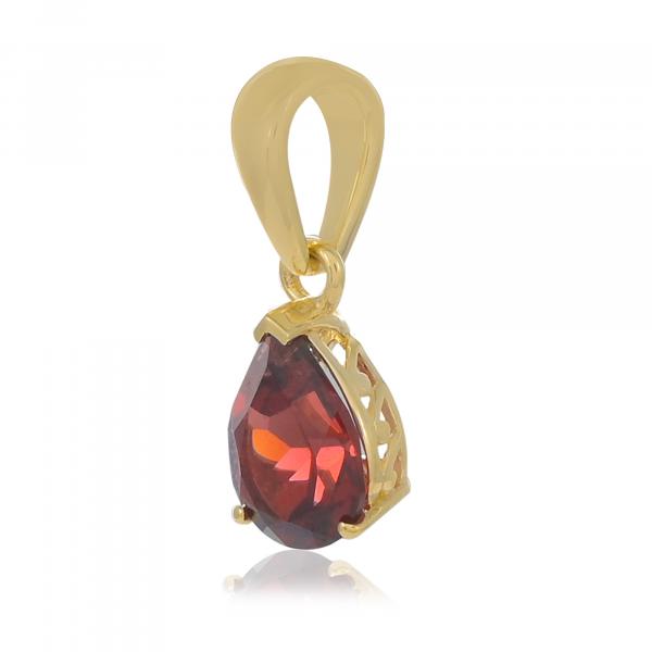 Pendentif en or 9 carats, Grenat BeauReal