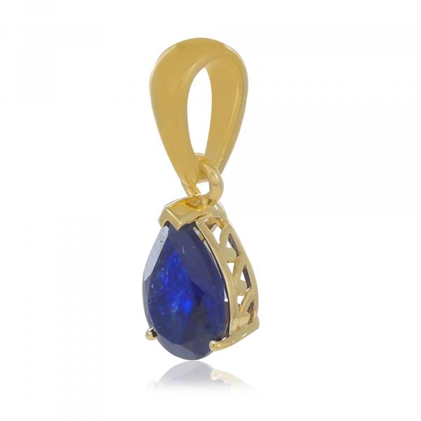 Gold pendant 9 carats, Sapphire BeauReal