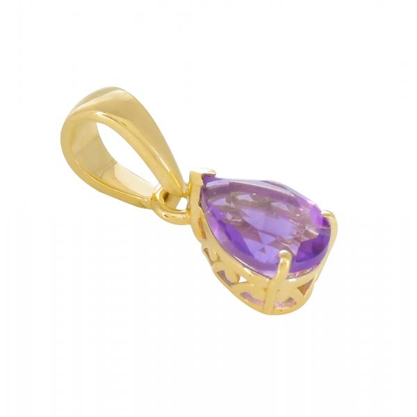 Pendentif en or 18 carats, Améthyste BeauReal