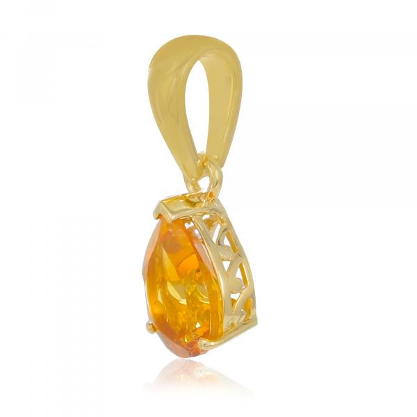 Pendentif en or 18 carats, Citrine BeauReal