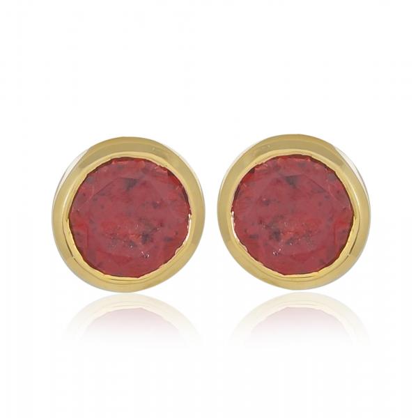 Boucles d'oreilles en or 9 carats, Grenat BeauReal