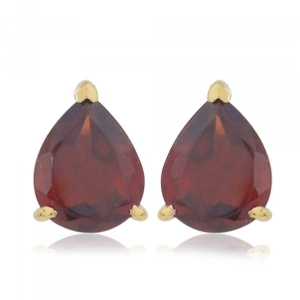 Boucles d'oreilles en or 9 carats, Grenat BeauReal