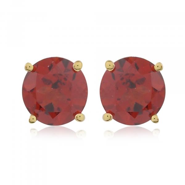 Boucles d'oreilles en or 18 carats, Grenat BeauReal