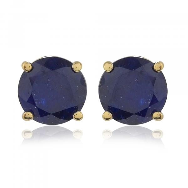 Boucles d'oreilles en or 9 carats, Saphir BeauReal