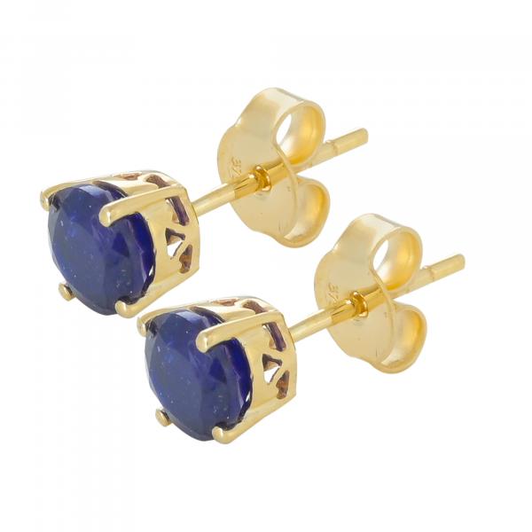 Boucles d'oreilles en or 18 carats, Saphir BeauReal