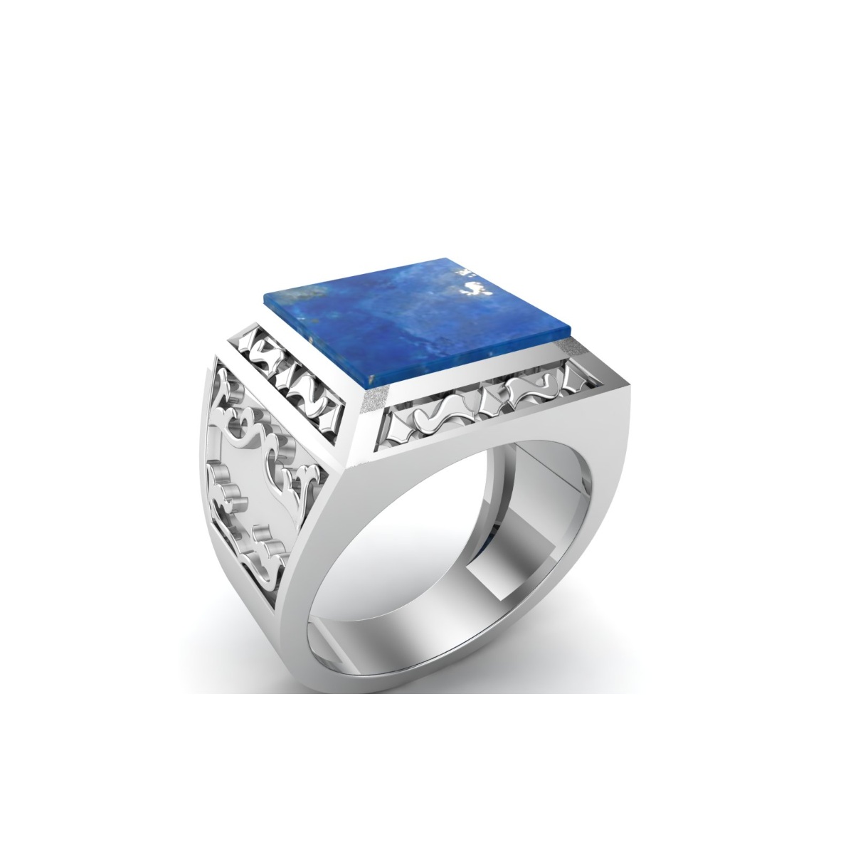 Bague sodalite argent Coastline chevalière