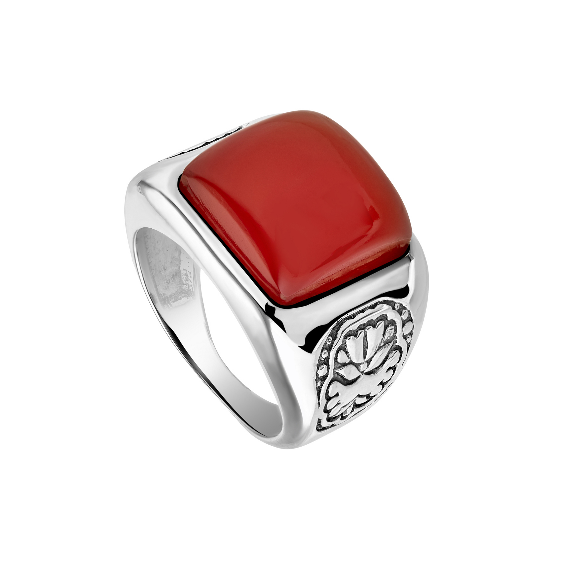 Bague cornaline argent Agathon