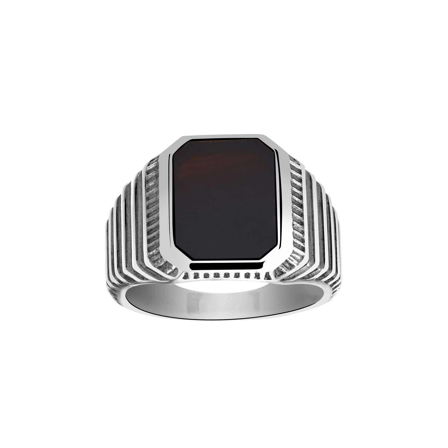 Bague onyx argent Andrew